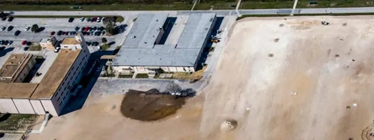 Concrete utility installation